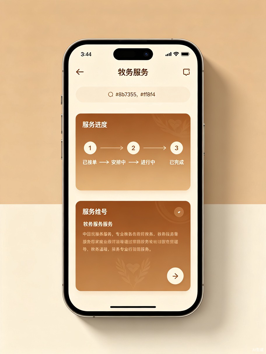家属端小程序界面
